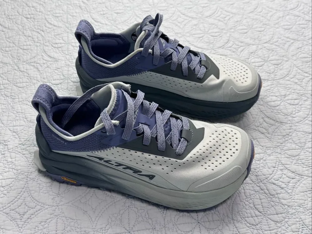Altra Olympus 6 Trail Running Shoes Gray/Blue Womens Size 8
